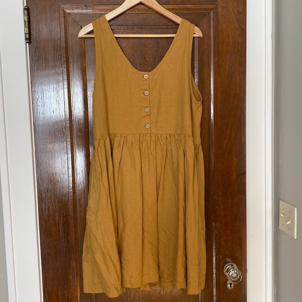 notPERFECTLINEN Volume Dress